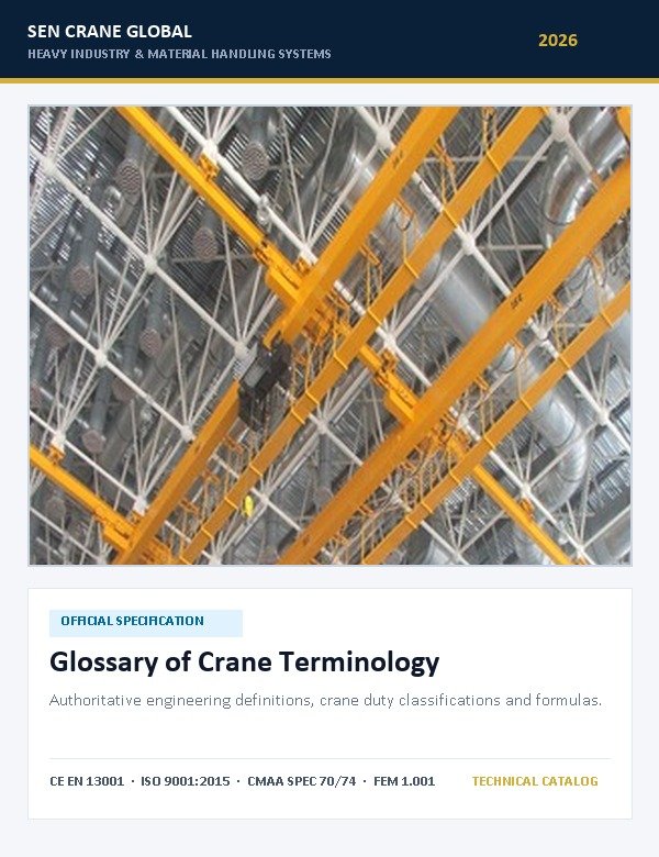 SEN Crane Glossary of Crane Terminology