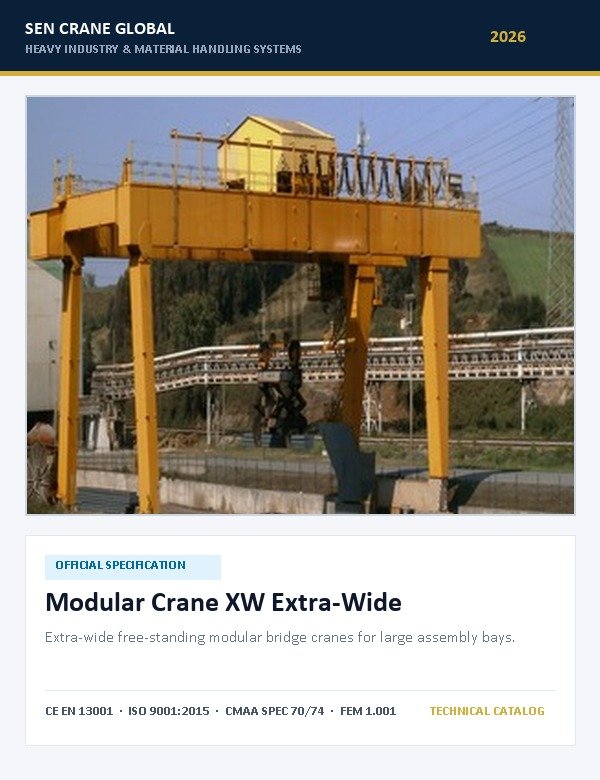 Modular System XW Freestanding Cranes