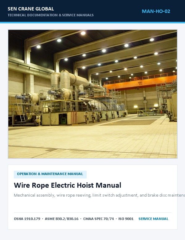 Wire Rope Electric Hoist Manual