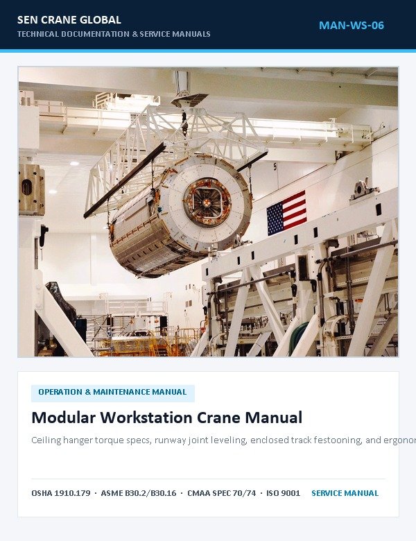 Modular Workstation Crane Manual