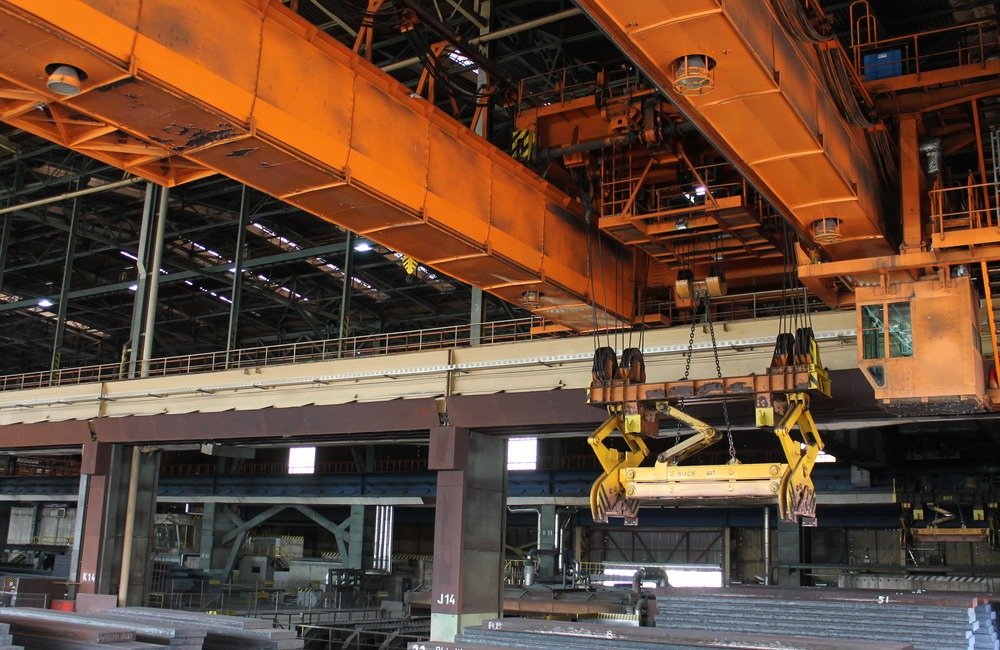 SEN Heavy Duty Double Girder Cranes for Steel Service Centers