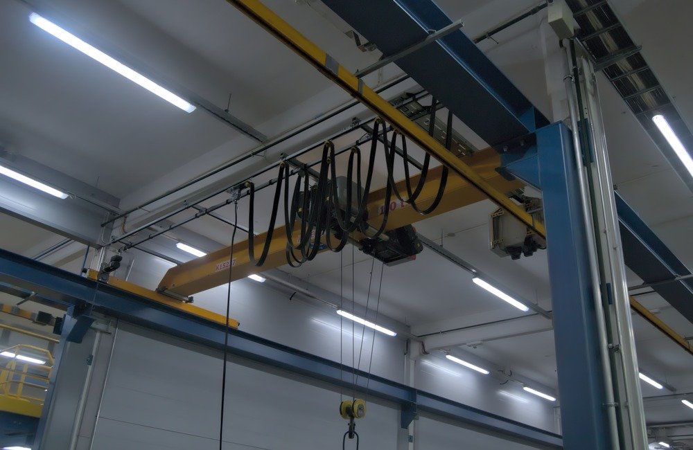 SEN Heavy Duty Double Girder Overhead Crane for Plastic Injection Mold Facilities
